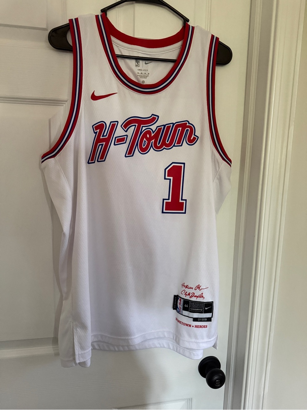 Amen Thompson rockets city jersey